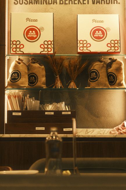 Welcoming pizzeria interior balancing efficiency with hospitality